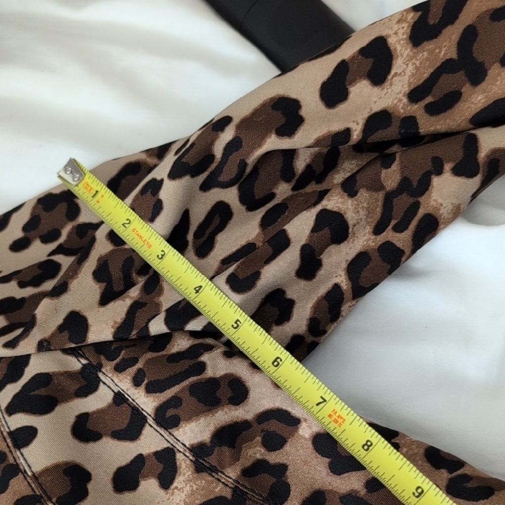 Cache Leopard Print Blazer in Brown and Black - Picture 9 of 9